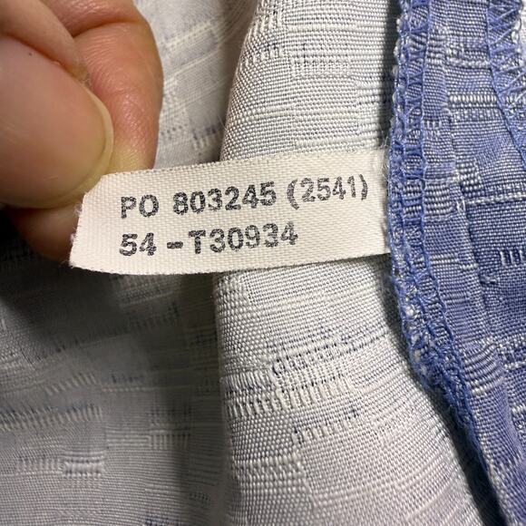 Tommy Bahama Men's Silk Floral Hawiian Camp Shirt Size L Blue Vacation Button - Picture 8 of 8